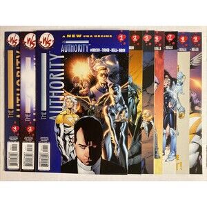 The Authority (2003) Wild storm Comic Book Set 1-9 • A New Era Begins